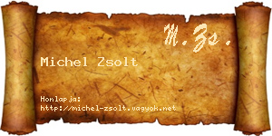 Michel Zsolt névjegykártya